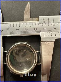 Antique Sterling Silver Trench Watch for Parts or Repair