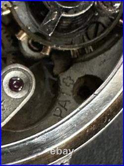 Antique Sterling Silver Trench Watch for Parts or Repair