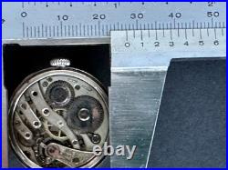 Antique Sterling Silver Trench Watch for Parts or Repair