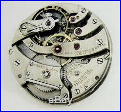 Antique Swiss 41.85mm AGASSIZ 21J 7ADJ Pocket Watch Movement ca. 1920's REPAIR