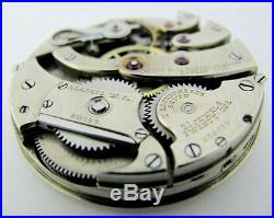 Antique Swiss 41.85mm AGASSIZ 21J 7ADJ Pocket Watch Movement ca. 1920's REPAIR