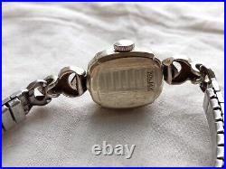 Antique Vintage Art Deco Ladies 14k Gold Longines Wrist Watch For Repair/Parts
