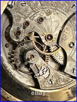 Antique Waltham Fancy Dial Gold Filled Pocket Watch PARTS or REPAIR