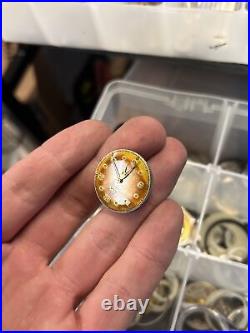 Antique Watch Makers Parts Lot Crystals Crowns Springs Screws Case Backs Repair