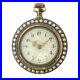 Argent Dore Vintage White Dial Stainless Steel Pocket Watch For Parts Or Repairs
