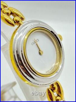 As-Is GUCCI 11/12 Change Bezel Watch White Dial Silver For Parts Or Repair As-Is GUCCI 11/12 Change Bezel Watch White Dial Silver For Parts Or Repair