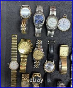 Assorted Lot Of Men's Watches X 34. For Parts / Repair. Battery Not Checked