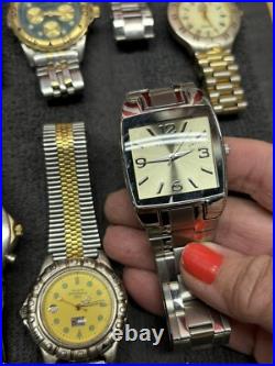 Assorted Lot Of Men's Watches X 34. For Parts / Repair. Battery Not Checked