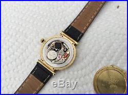 Authentic Ladies Piaget Polo 18K Gold & Diamonds Quartz Watch For Parts/Repair