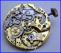 Awesome 1940s MINERVA Caliber 20CH Chronograph Movement for Parts/Repair
