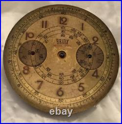 BANCOR WATCH CO Vintage Chronograph Watch Movement FOR PARTS or REPAIR