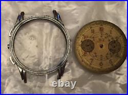 BANCOR WATCH CO Vintage Chronograph Watch Movement FOR PARTS or REPAIR