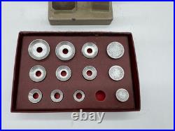 BB Watch Crystal Installer WithBox Of 12 Dies For This Crystal Installer