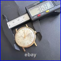 BB37 Vintage 1960s Bucherer 21 Jewel Automatic Watch GoldTone Parts/Repair As Is