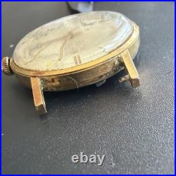 BB37 Vintage 1960s Bucherer 21 Jewel Automatic Watch GoldTone Parts/Repair As Is