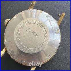 BB37 Vintage 1960s Bucherer 21 Jewel Automatic Watch GoldTone Parts/Repair As Is