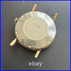 BB37 Vintage 1960s Bucherer 21 Jewel Automatic Watch GoldTone Parts/Repair As Is