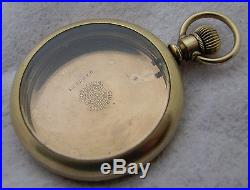 Beautiful Fancy Antique 16s Gold Filled Pocket Watch Case Parts Repair