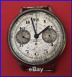 BERTHOUD GENEVE-Universal Geneve-Chronograph-to be repaired-for spare parts-rare