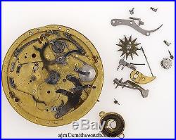 Barwise London Repeating Pocket Watch Movement Spares Or Repairs W10