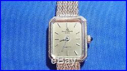 Baume & Mercier 14K Solid Gold Case and Band Women's Watch for parts or repair