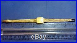 Baume & Mercier 14K Solid Gold Case and Band Women's Watch for parts or repair
