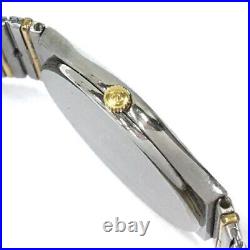 Baume & Mercier Geneve 5737 18k Gold Plated Unisex Quartz Watch Part or Repair