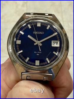 Beautiful Seiko EL-330 3302-8070 Electromechanical Watch 1971. Parts or repair