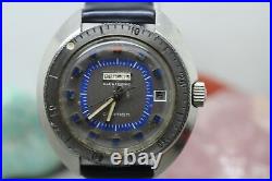 Benrus Electronic Citation Stainless Steel Date Men's Wrist Watch Parts/Repair