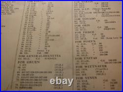 Best Fit Stem Collection & Drawer A. Schild, Benrus, Bulova Watch Repair New