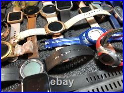 Big Digital Watch Lot For Part Or Repair Garmin, Apple, Casio, Timex, Shark, Samsung