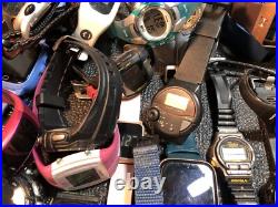 Big Digital Watch Lot For Part Or Repair Garmin, Apple, Casio, Timex, Shark, Samsung