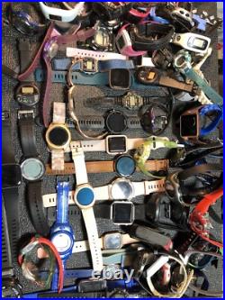 Big Digital Watch Lot For Part Or Repair Garmin, Apple, Casio, Timex, Shark, Samsung