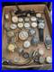 Big Vintage Mixed Watch Lot For Repair Parts Or Working Looks To Be Mostly Men