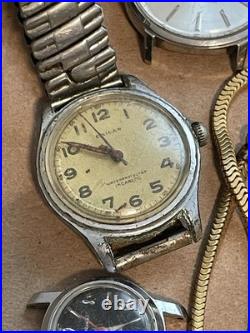 Big Vintage Mixed Watch Lot For Repair Parts Or Working Looks To Be Mostly Men
