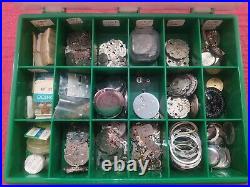 Big lot Vintage Watchmaker movements spare parts repair Mostly for Seiko