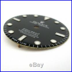 Black Dial Fits Rolex Submariner 5513 Watch Dial Repair Part