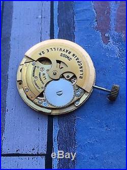 Blancpain R-71 Automatic Watch Movement Full And Working Parts Repair