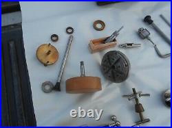 Boley lathe tooling lot, watch making tools, clock repair tooling jewelers tools