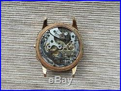 Bovet rare vintage working chronograph men's watch 1940's for parts or repair