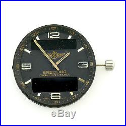 Breitling Aerospace Repetition Minutes Black Dial Movement For Parts Or Repairs