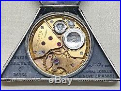 Brevet Masonic Pocket Watch 17J Levrette Schwas Loeillet FOR PARTS OR REPAIR