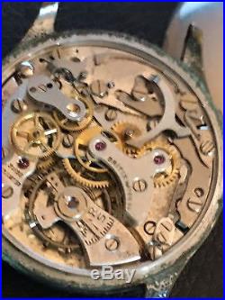 Britix Vintage Chronograph Landeron 48 For Parts Or Repair