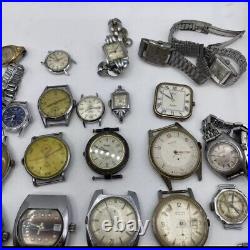 Bulk Job Lot Of Watches Vintage Manual, Automatic + Quartz 50+ Parts & Repair