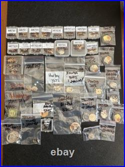 Bulk Lot 39 Vintage Swiss Quartz Watch Movements Ronda Harley Parts Repair