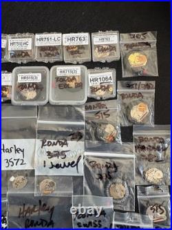 Bulk Lot 39 Vintage Swiss Quartz Watch Movements Ronda Harley Parts Repair