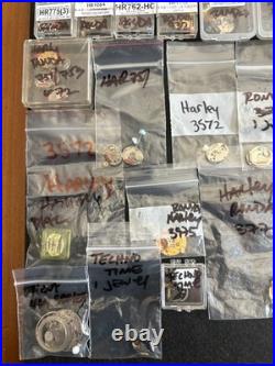 Bulk Lot 39 Vintage Swiss Quartz Watch Movements Ronda Harley Parts Repair