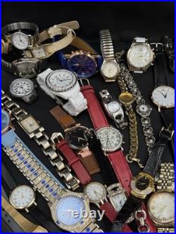 Bulk Lot of 66 Watches As-Is Parts Or Repair for Parts Only Mixed Wristwatch