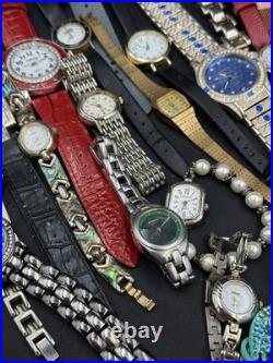 Bulk Lot of 66 Watches As-Is Parts Or Repair for Parts Only Mixed Wristwatch
