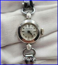 Bulova 14k Solid Gold Case Ladies Vintage Mechanical Watch FOR PARTS / REPAIR